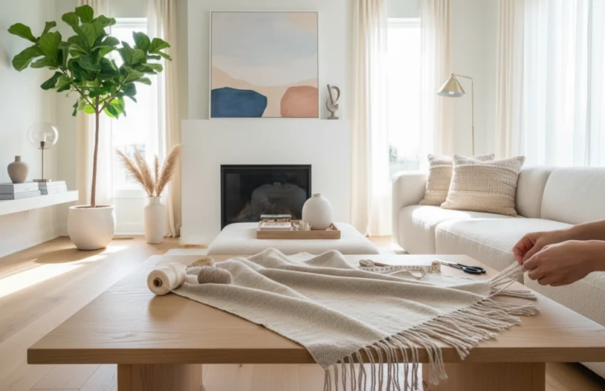 DIY Fransen Randverzierung Anleitung Schritt für Schritt Tutorial