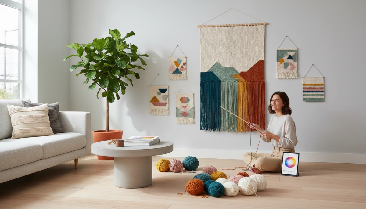 Farbabstimmungs-Tipps für DIY Wandteppiche Perfekte Paletten Ideen
