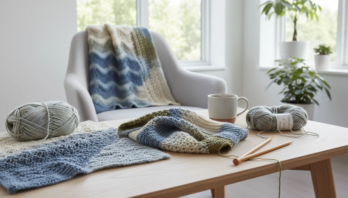 Kreative Fusionsprojekte mit Strickknoten und Kettmaschen entdecken