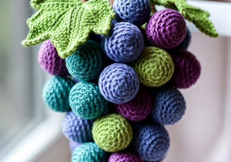 Kreative Traubenstich Ideen im Häkeln für schöne 3D-Projekte